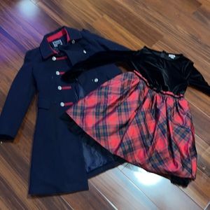 Holiday Girls coat and dress